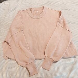 Oversized pink sweater size M